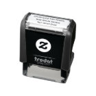Custom Clear Even Printing Name Return Address