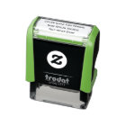 Custom Clear Even Printing Name Return Address