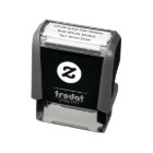 Custom Clear Even Printing Name Return Address