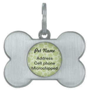Custom Clover Pet Tag