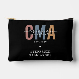 Custom CMA Certified Medical Assistant Accessory Pouch