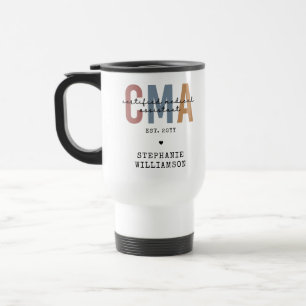 Custom CMA Certified Medical Assistant Travel Mug