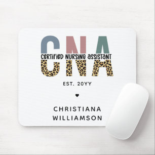 Custom CNA Certified Nursing Assistant Gifts Mouse Mat