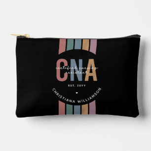Custom CNA Retro Certified Nursing Assistant Gifts Accessory Pouch