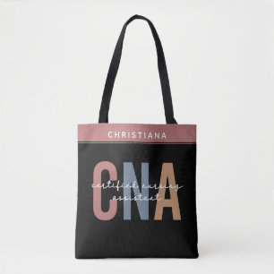 Custom CNA Retro Certified Nursing Assistant Gifts Tote Bag