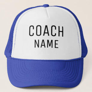 Custom Coach Name Hat