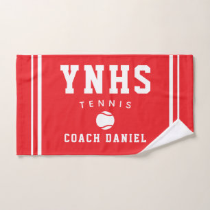 Custom Coach Towel – Personalised Tennis Team Gift