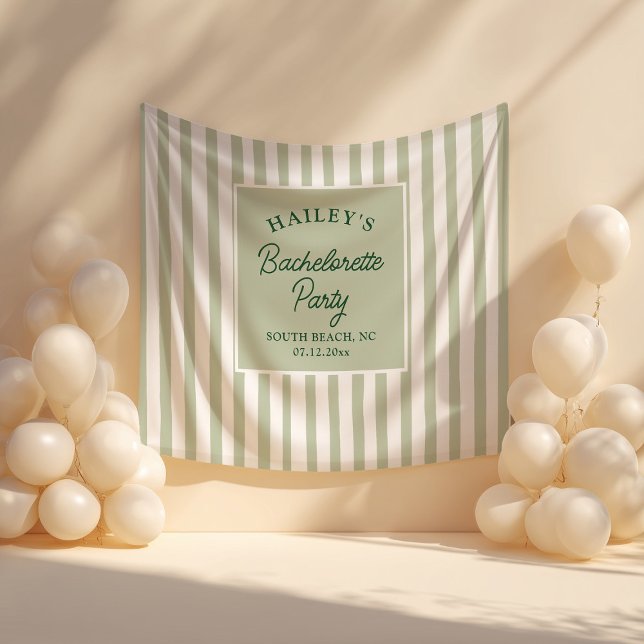 Custom Coastal Bachelorette Beachy & Fun Tapestry (Creator Uploaded)