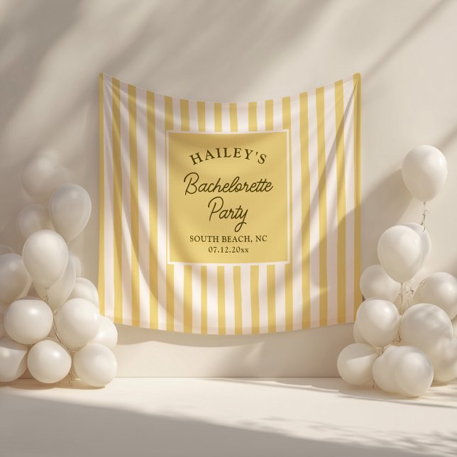 Custom Coastal Bachelorette Beachy & Fun Tapestry (Creator Uploaded)