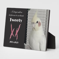 Custom Cockatiel Photo Memorial
