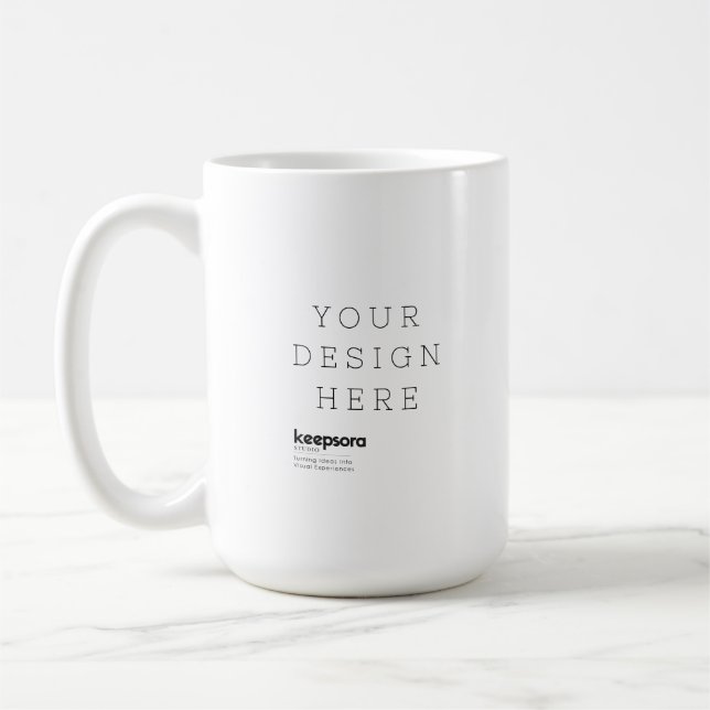 Custom Coffee Mug (Left)