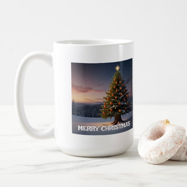 Custom Coffee Mug with Modern Design (With Donut)
