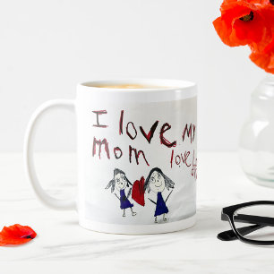 Custom Coffee Mug With Your Child's Art