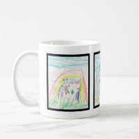Custom Coffee Mug With Your Child's Art 3 Images