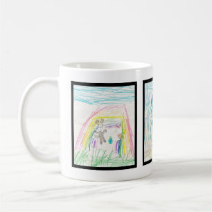 Custom Coffee Mug With Your Child's Art 3 Images