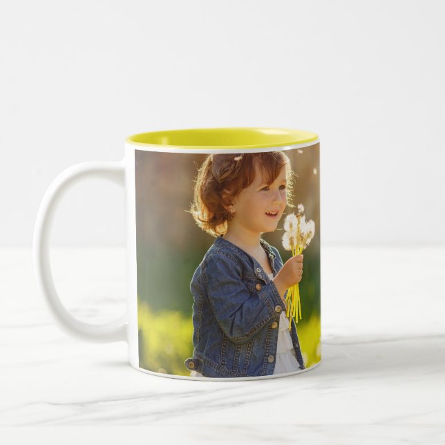Custom Coffee Mugs Personalised With Your Photo (Left)