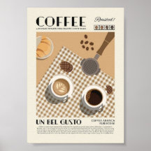 Custom Coffee Poster | Matte Giclée Print
