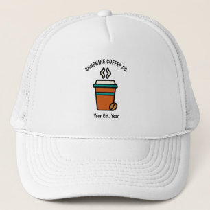 Custom Coffee Shop Business Trucker Hat