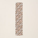 Custom Collage 12 Photo - All Over Pattern Scarf<br><div class="desc">Use 12 photos to create a personal photo collage. This fun layout includes a white background with a pattern all over in diamond shapes. For best results,  use cropped square photos.</div>