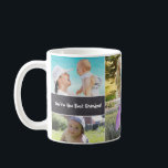 Custom Collage 6 Photos, Personalised, chalked Coffee Mug<br><div class="desc">Every morning I know most of us love to reach for that hot beverage. I notice this whenever our children's grandparent sleepover. So when I designed a mug for them a few years ago I know it's a loved item. I hope your loved one will also enjoy a collage of...</div>