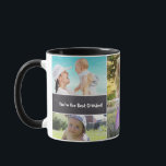 Custom Collage 6 Photos, Personalised, two-toned Mug<br><div class="desc">Every morning I know most of us love to reach for that hot beverage. I notice this whenever our children's grandparent sleepover. So when I designed a mug for them a few years ago I know it's a loved item. I hope your loved one will also enjoy a collage of...</div>