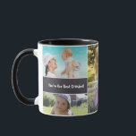 Custom Collage 6 Photos, Personalised, two-toned Mug<br><div class="desc">Every morning I know most of us love to reach for that hot beverage. I notice this whenever our children's grandparent sleepover. So when I designed a mug for them a few years ago I know it's a loved item. I hope your loved one will also enjoy a collage of...</div>
