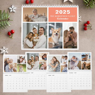 Custom Collage Modern Family - 40 Photo 2025 Calendar