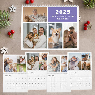 Custom Collage Modern Family - 40 Photo 2025 Calendar