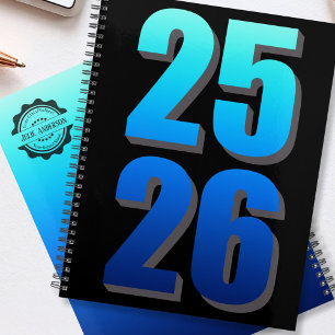  Custom College Semester Blue personal Planner