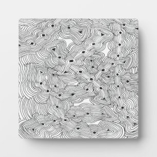 Custom Color Ant Farm Original Abstract Design Plaque