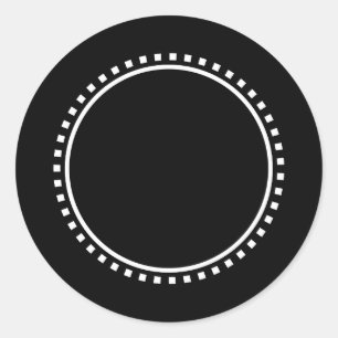 CUSTOM COLOR Decorative Circle You Personalise V49 Classic Round Sticker