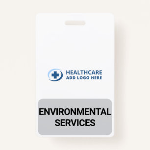 Custom Color EVS Environmental Services Companion ID Badge