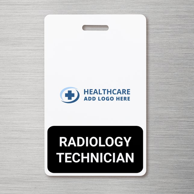 Custom Color Medical Role Radiology Tech Companion ID Badge (Creator Uploaded)