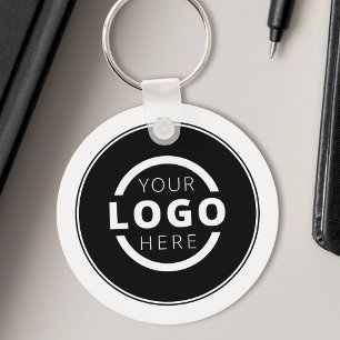 Custom Color Promotional Business Logo Branded Key Ring