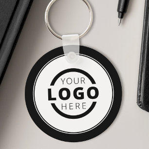 Custom Color Promotional Business Logo Branded Key Ring