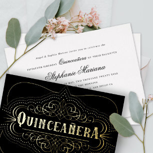 Custom Color Quinceañera South West Gold