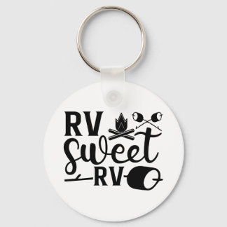 CUSTOM COLOR RV Sweet RV Camping Key Ring