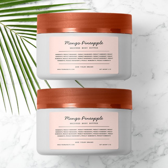 Custom Color Script Lines Ingredients List Label (Creator Uploaded)