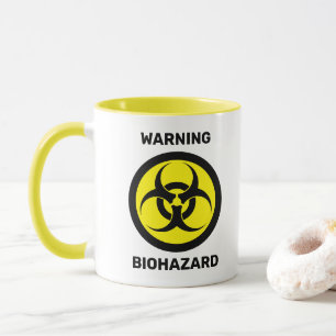 [Custom Color] Warning: Biohazard Icon Mug