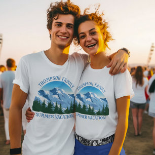 Custom Colorado Trip Mountain Cool Family Reunion T-Shirt