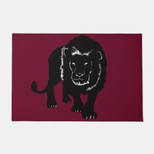 Custom Colors Doormat with Lion - Your Color
