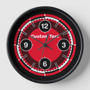 Custom Colour Action Wall Clock
