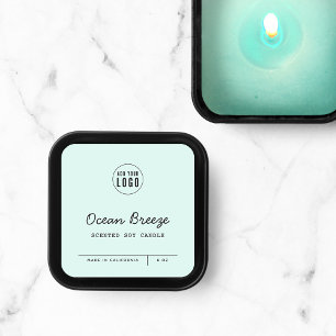 Custom Colour Add Logo Script Lines Product Label