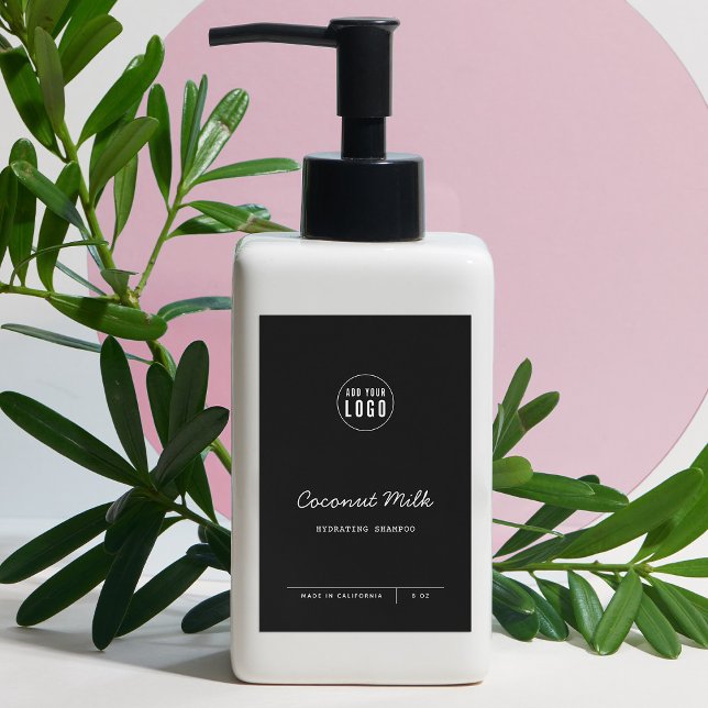 Custom Colour Add Logo Script Lines Product Label (Creator Uploaded)