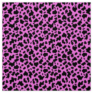 Custom colour animal print [pink] fabric