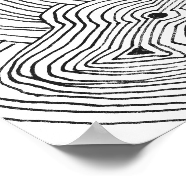 Custom Colour Ant Farm Original Abstract Design Poster (Corner)