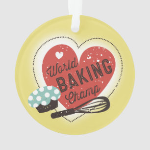 Custom colour baking champ Christmas ornament