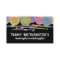 Custom colour balls of yarn crochet hooks biz card