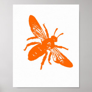 Custom Colour Bee Print