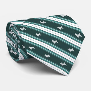 Custom Colour Cairn Terrier Stripe Tie